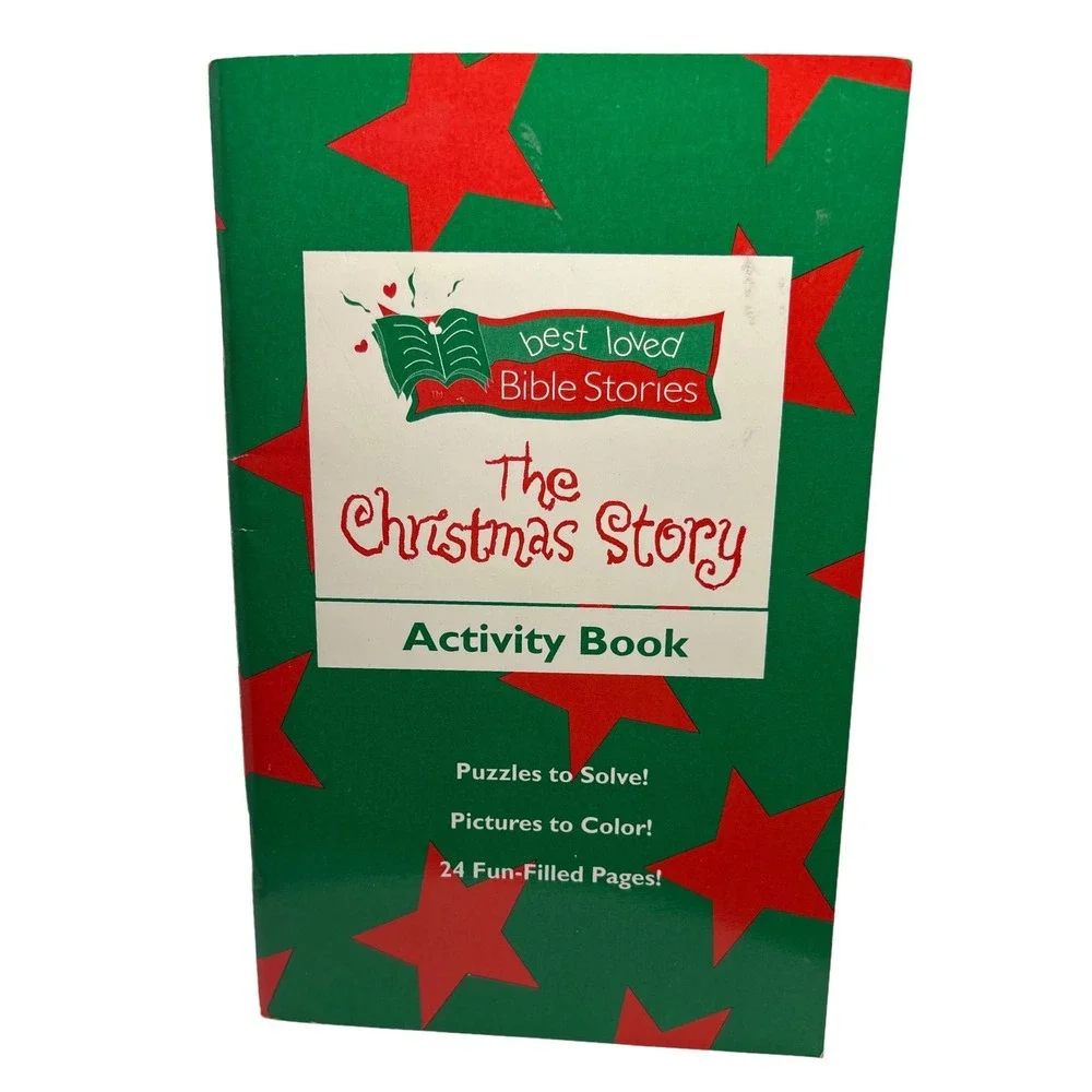 Bible‎ Stories The Story of the Wisemen Activity Book Christmas Puzzles Coloring